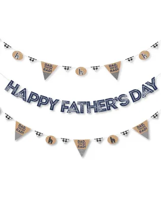 My Dad is Rad - Letter Banner Decor - 36 Cutouts & Happy Father's Day Letters