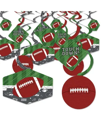 End Zone - Football - Party Hanging Decor - Party Decoration Swirls - Set of 40