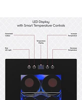 Tzumi IonChill 6-Bottle Wine Cooler 13-Liter Mini Fridge