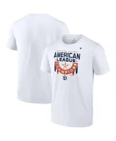 Men's Fanatics White Houston Astros 2022 American League Champions Locker Room Short Sleeve T-shirt