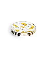 Michael Aram Butterfly Ginkgo 4 Piece Gold-Tone Tidbit Plate Set