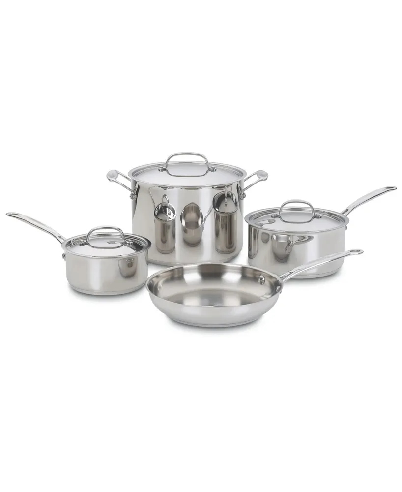 Cuisinart Chef's Classic Stainless Steel 7 Piece Cookware Set