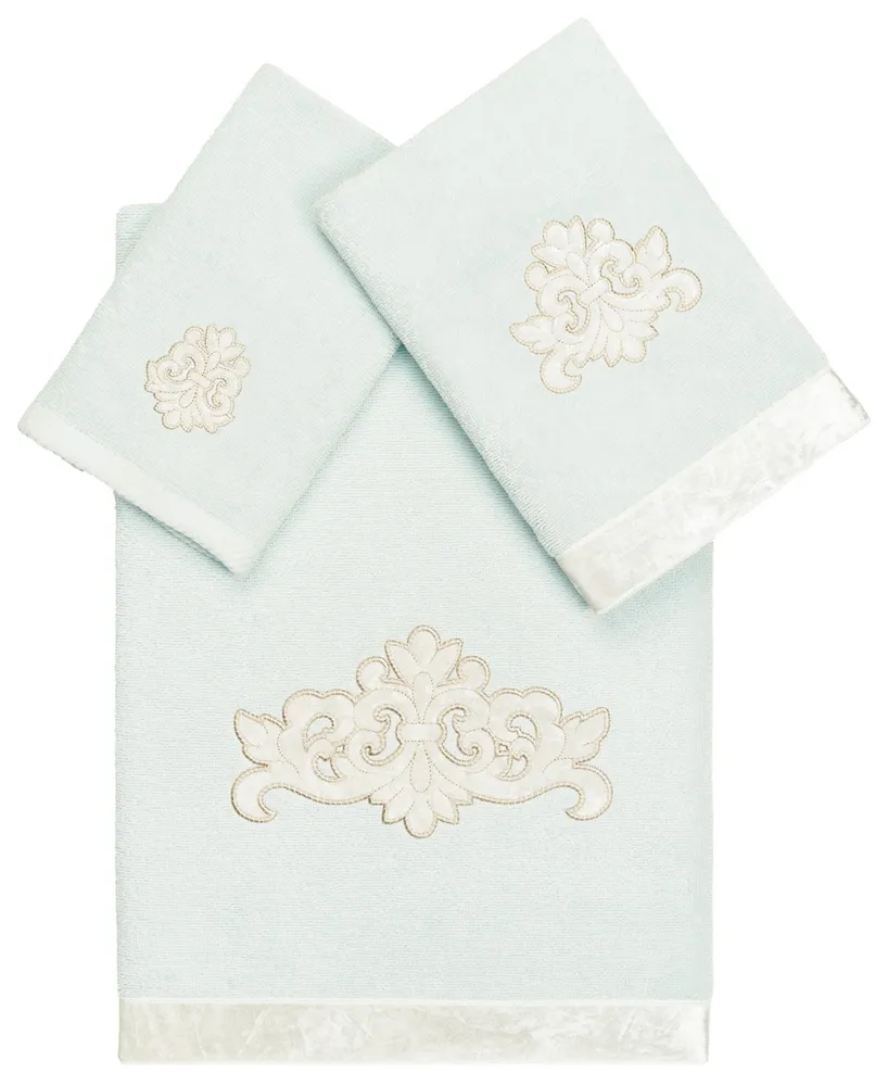 Linum Home Textiles Turkish Cotton May Embellished Towel Set