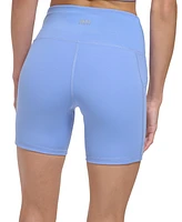 Dkny Sport Women's Balance Super High Rise Pull-On Bicycle Shorts