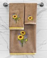 Linum Home Turkish Cotton Girasol Embellished 3-Pc. Bath Towel Set