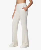 Andrew Marc Sport Women's Full Length Hacci Wide Leg Pants