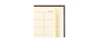 British Tan Bonded Leather Address Book 9" X 7" by Gallery Leather