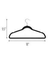 Honey Can Do Slim-Profile Non-Slip Velvet Hangers Set, 20 Pieces