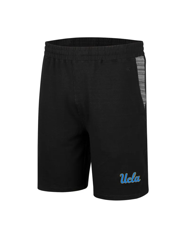 Men's Colosseum Black Ucla Bruins Wild Party Tri-Blend Shorts