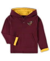 Toddler Boys Colosseum Maroon and Heathered Gray Minnesota Golden Gophers Poppies Pullover Hoodie Sweatpants Set