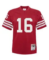 Toddler Boys and Girls Mitchell & Ness Joe Montana Scarlet San Francisco 49ers 1990 Retired Legacy Jersey