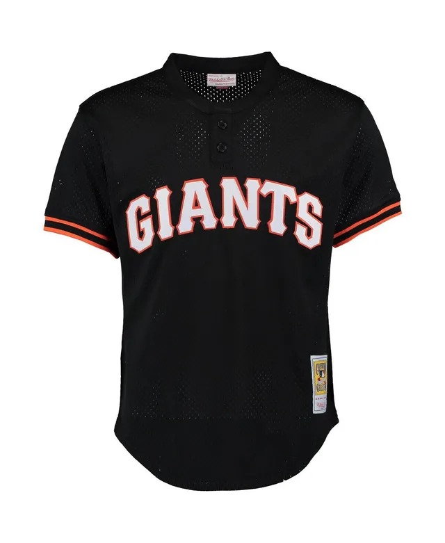 Men's Mitchell & Ness Matt Williams Black San Francisco Giants Cooperstown Mesh Batting Practice Jersey Size: Small