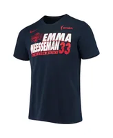 Men's Nike Emma Meesseman Navy Washington Mystics Name and Number Performance T-shirt