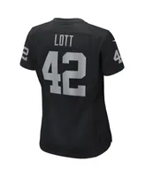 Women's Nike Ronnie Lott Black Las Vegas Raiders Game Retired Player Jersey