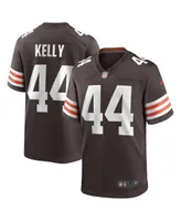 Men's Nike Leroy Kelly Brown Cleveland Browns Game Retired Player Jersey