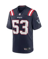 Men's Nike Chris Slade Navy New England Patriots Game Retired Player Jersey