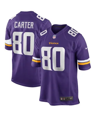 Men's Nike Cris Carter Purple Minnesota Vikings Game Retired Player Jersey