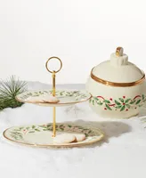 Lenox Holiday 2 Tiered Server