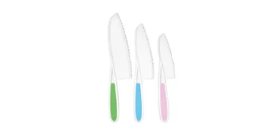 Zulay Kitchen Kids Knife Set for Cooking and Cutting - 3 Pc.
