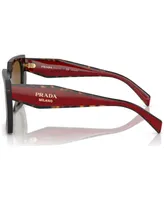 Prada Rectangular Women's Sunglasses, Pr 15WS