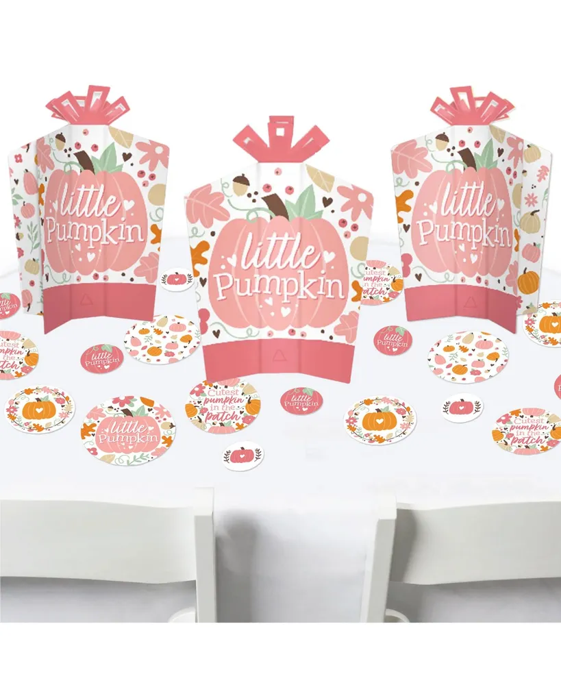 Big Dot Of Happiness Girl Little Pumpkin - Fall Birthday Party Or