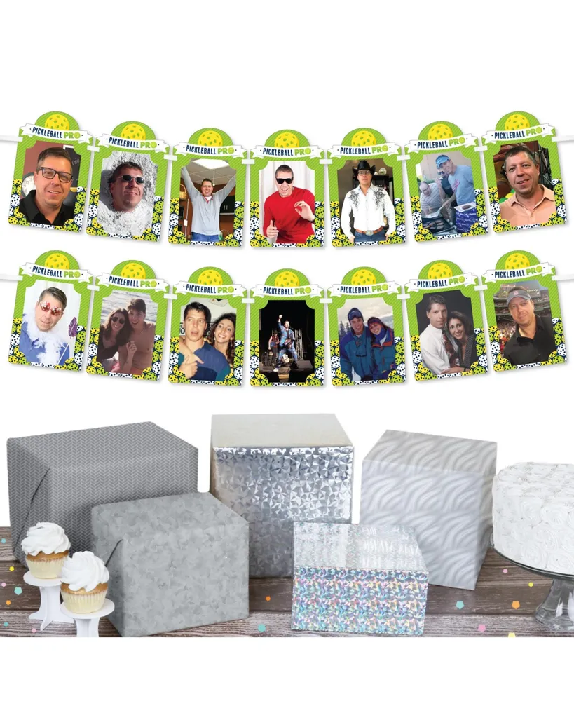 Let's Rally Pickleball Birthday or Retirement Party Picture Display Photo Banner