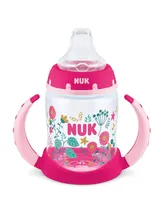 Nuk Learner Sippy Cup, removable handles, 5oz, Pink Flowers