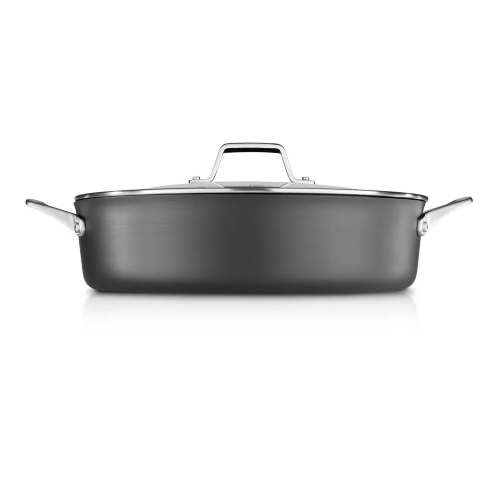 Calphalon Premier Hard-Anodized Nonstick 7 Quart Sauteuse with Lid