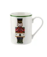 Spode Christmas Tree Nutcracker 3 Piece Mug and Melamine Tray Set