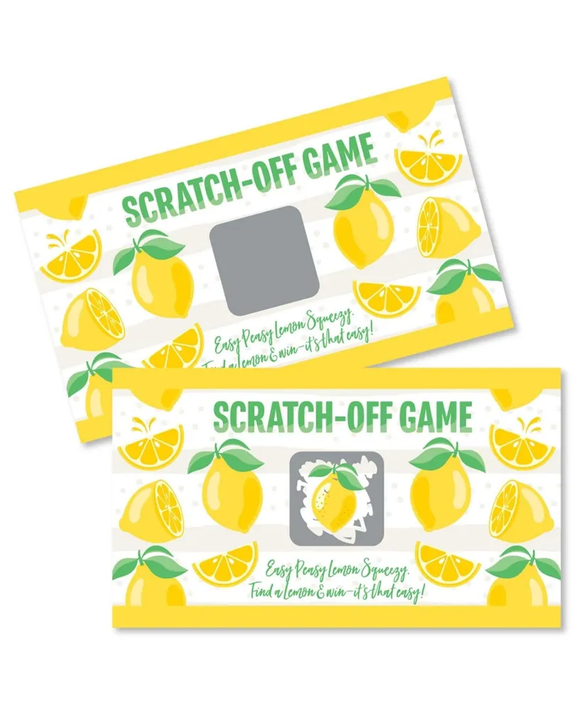 Las Vegas - Casino Party Game Scratch Off Dare Cards - 22 Count