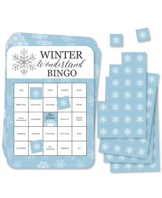 Winter Wonderland - Bingo Cards and Markers - Party Bingo Game - Set of 18