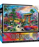 Masterpieces Colorscapes - Mount Fuji Shimmer 1000 Piece Jigsaw Puzzle