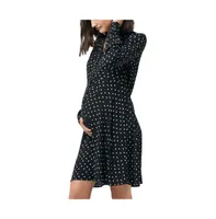 Ripe Maternity Fifi Shirt Dress Black