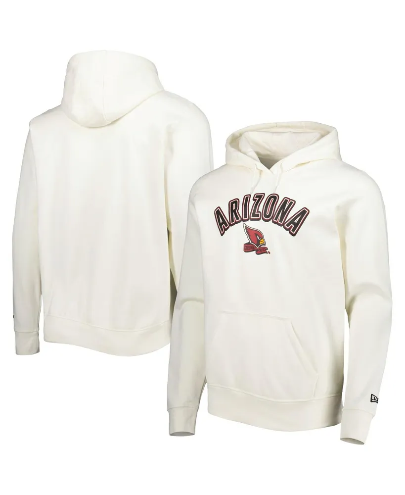 Men's New Era Cardinal Arizona Cardinals Combine Authentic Split Defense Pullover Hoodie Size: Medium