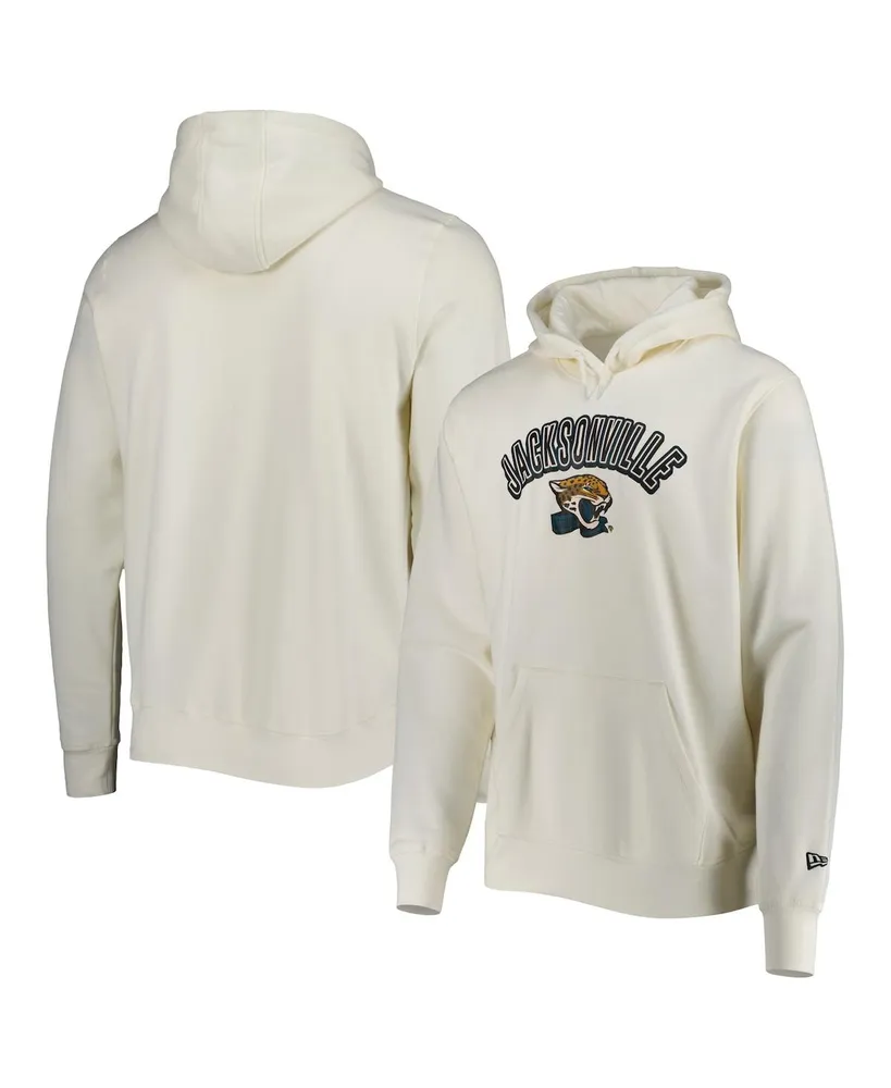 Cleveland Browns New Era Sideline Chrome Pullover Hoodie - Cream