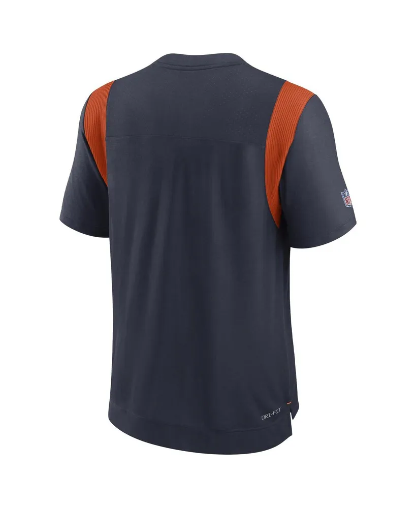 Men's Nike Navy Chicago Bears Sideline Tonal Logo Performance Player T-shirt
