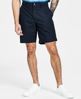 I.n.c. International Concepts Classic-Fit Solid 8.5" Chambray Shorts, Created for Macy's