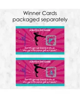 Tumble, Flip & Twirl - Gymnastics - Party Game Scratch Off Cards - 22 Ct