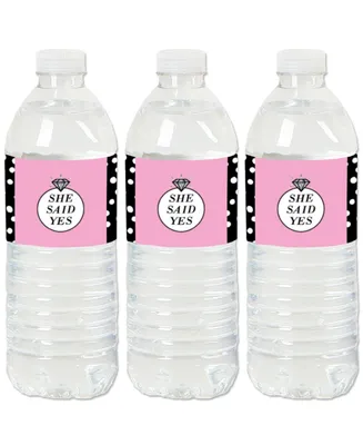 Omg, You're Getting Married - Engagement Party Water Bottle Sticker Labels 20 Ct