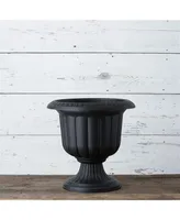 Novelty Classic Urn Garden Pot/Planter, Plastic, Black - 19 Inch