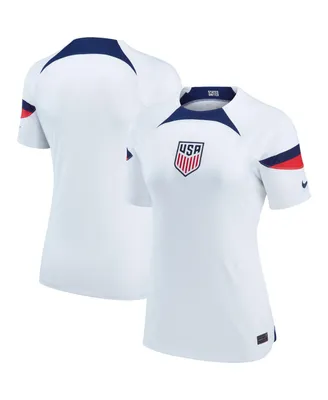 Women's Nike White Usmnt 2022/23 Home Breathe Stadium Replica Blank Jersey