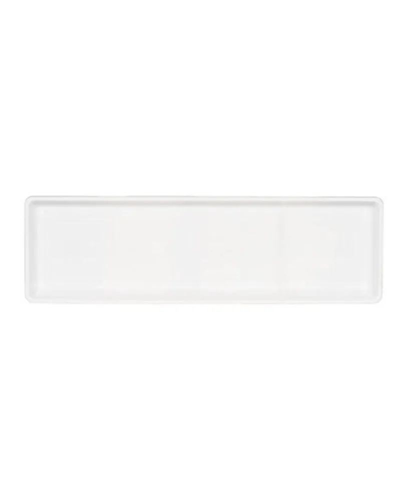 Novelty Countryside Flower Box Tray, White, 24-Inch