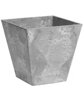 Novelty 35120 Ella Square Self-Watering Planter Grey, 12 Inch