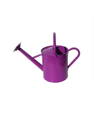 Gardener Select Classic Metal Gardening Watering Can, Purple, 1.85 Gal