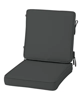 Arden Selections Acrylic Foam Chair Cushion 20In x 20In Slate Grey