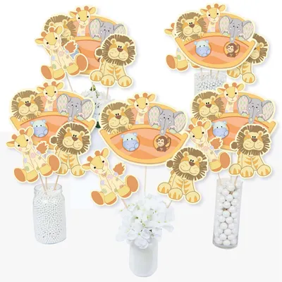 Noah's Ark - Baby Shower Centerpiece Sticks - Table Toppers - Set of 15