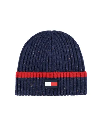 Tommy Hilfiger Men's Rubber Flag Patch Tipped Cuff Hat