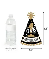1st Birthday Little Mr. Onederful - Cone Happy Birthday Party Hats 8 Ct