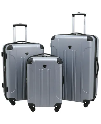Travelers Club Chicago 3 Pieces Expandable Spinner Luggage Set