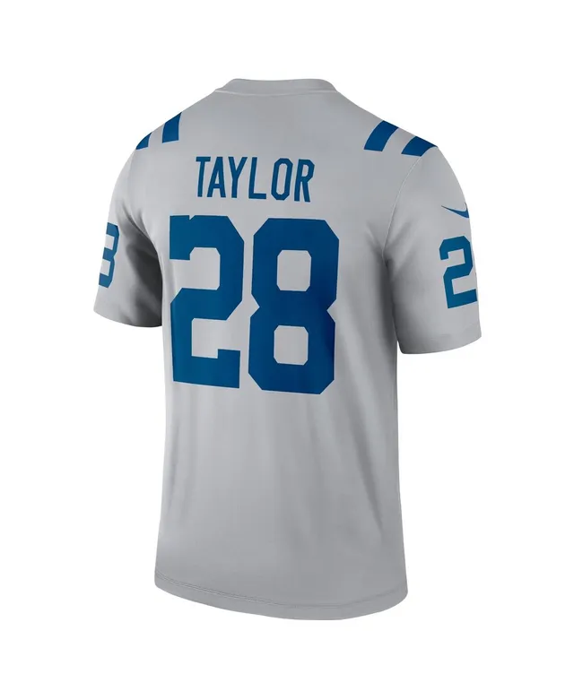 Men's Nike Jonathan Taylor Gray Indianapolis Colts Inverted Legend Jersey